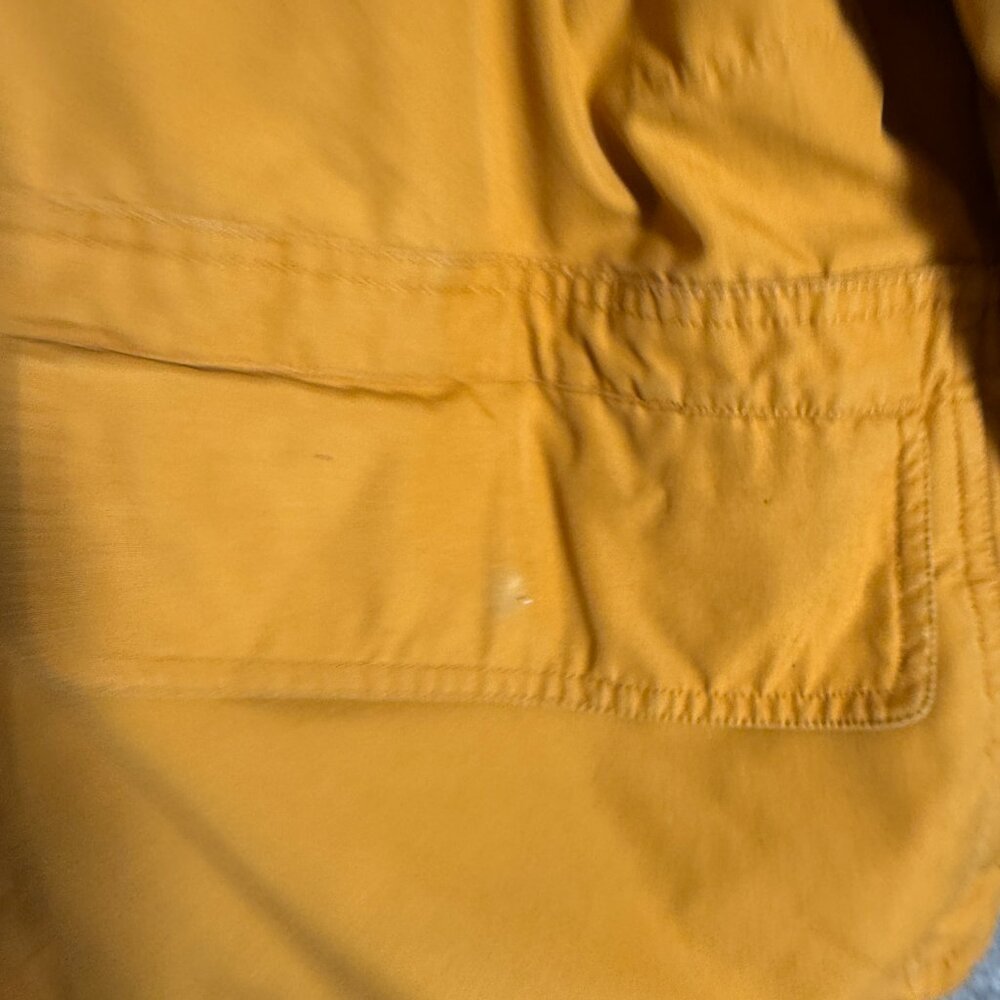 Vintage 90s Eddie Bauer Men's Yellow Goose Down Coat Outdoors Warm M - Picture 14 of 14